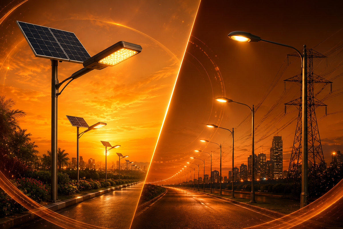 Solar Street Lights vs. Grid-Powered Street Lights_ Which Solution Delivers Better ROI