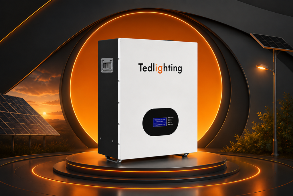 Why LiFePO₄ Batteries Are the Best Choice for Commercial Solar Lighting Systems