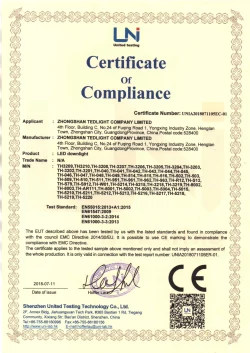 EMC Certificate