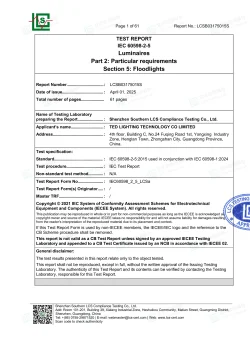 IEC LCSB03175015S-Report